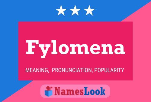 Pôster do nome Fylomena