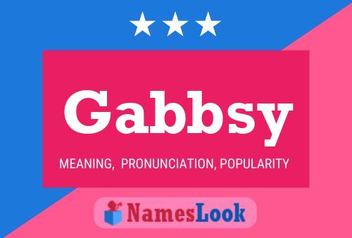 Pôster do nome Gabbsy