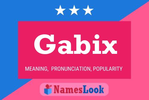 Pôster do nome Gabix