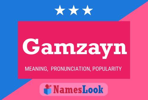 Pôster do nome Gamzayn