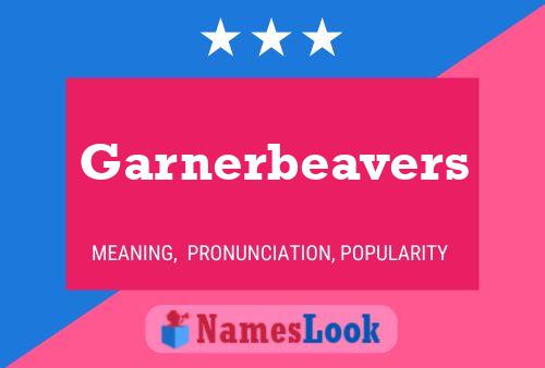 Pôster do nome Garnerbeavers