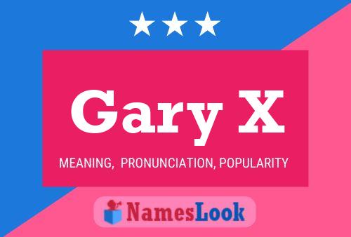 Pôster do nome Gary X