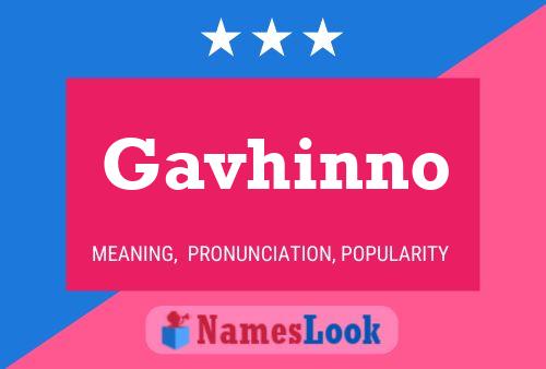 Pôster do nome Gavhinno