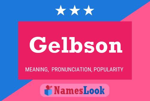 Pôster do nome Gelbson