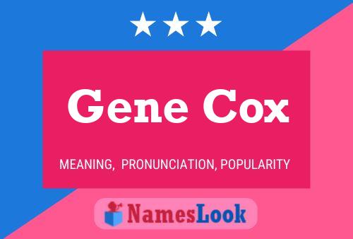 Pôster do nome Gene Cox