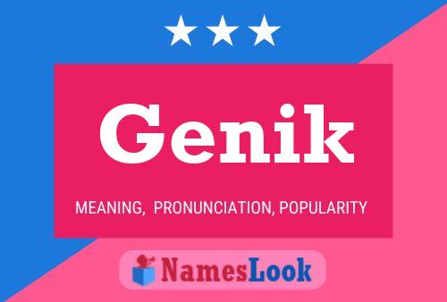 Pôster do nome Genik