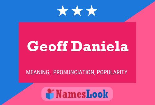 Pôster do nome Geoff Daniela