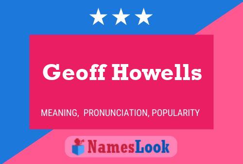 Pôster do nome Geoff Howells