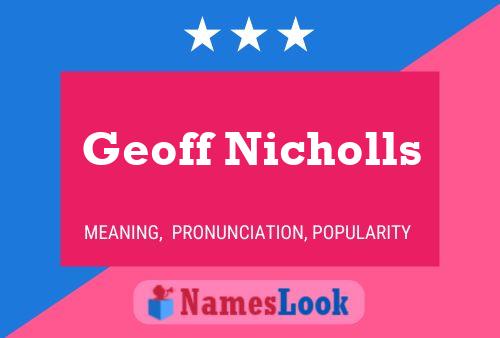 Pôster do nome Geoff Nicholls