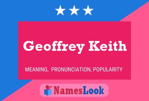 Pôster do nome Geoffrey Keith