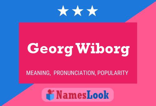 Pôster do nome Georg Wiborg