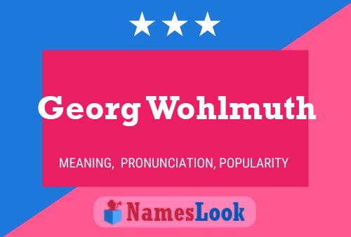 Pôster do nome Georg Wohlmuth