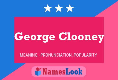 Pôster do nome George Clooney