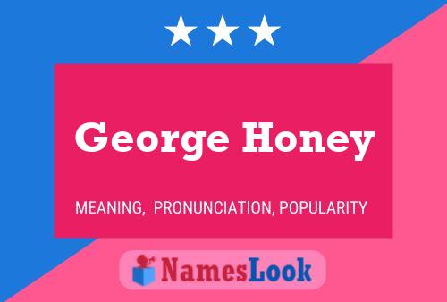 Pôster do nome George Honey