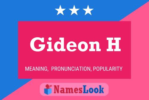 Pôster do nome Gideon H