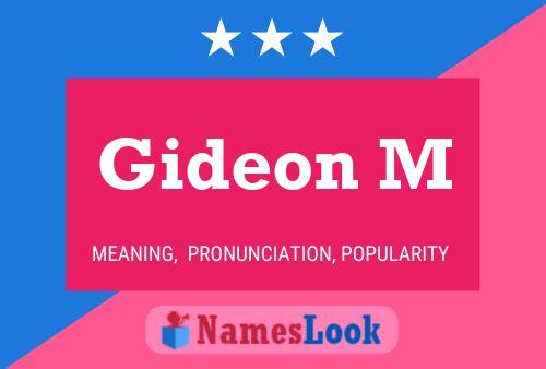 Pôster do nome Gideon M