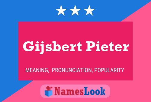 Pôster do nome Gijsbert Pieter