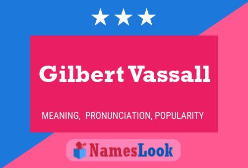 Pôster do nome Gilbert Vassall