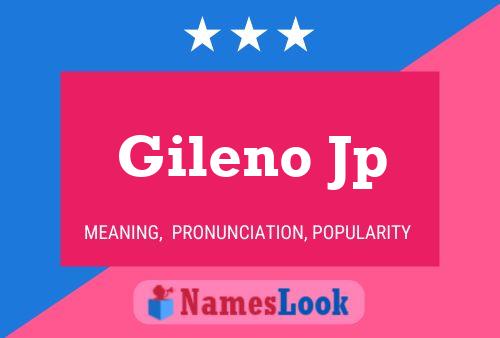 Pôster do nome Gileno Jp