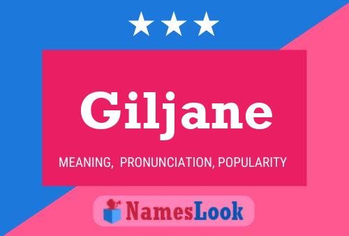 Pôster do nome Giljane