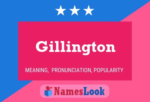 Pôster do nome Gillington