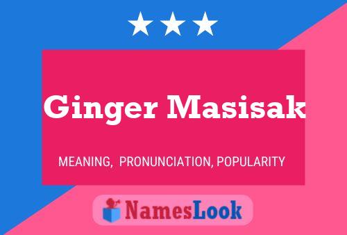 Pôster do nome Ginger Masisak