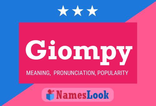 Pôster do nome Giompy