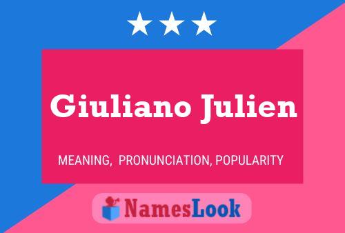 Pôster do nome Giuliano Julien