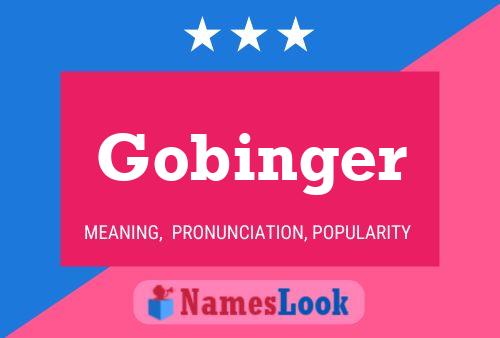 Pôster do nome Gobinger