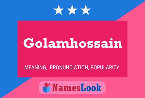 Pôster do nome Golamhossain