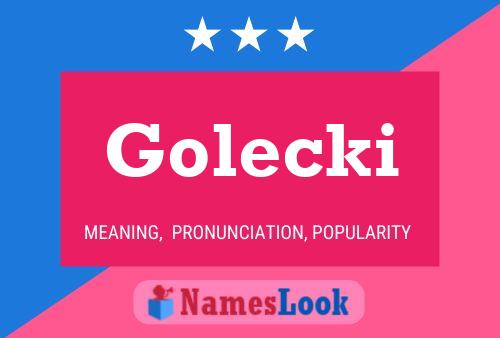 Pôster do nome Golecki