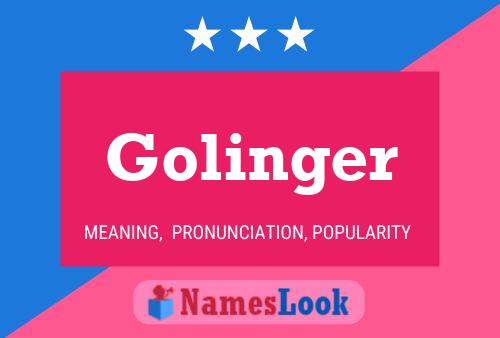 Pôster do nome Golinger