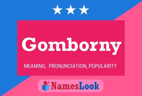 Pôster do nome Gomborny