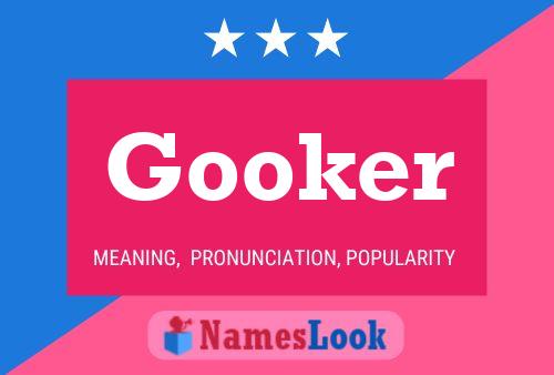 Pôster do nome Gooker