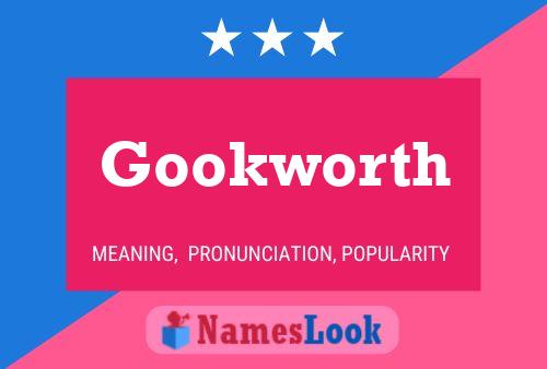 Pôster do nome Gookworth