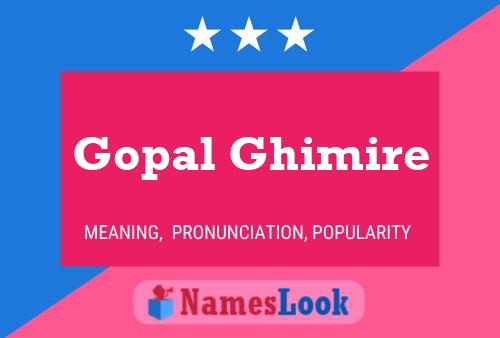 Pôster do nome Gopal Ghimire