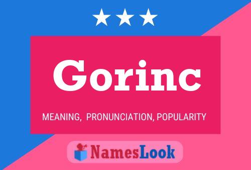 Pôster do nome Gorinc