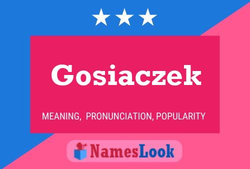 Pôster do nome Gosiaczek