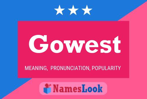 Pôster do nome Gowest