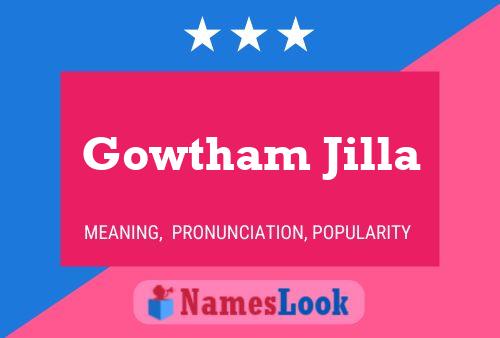 Pôster do nome Gowtham Jilla