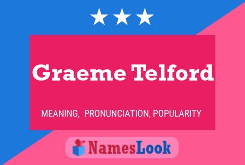 Pôster do nome Graeme Telford