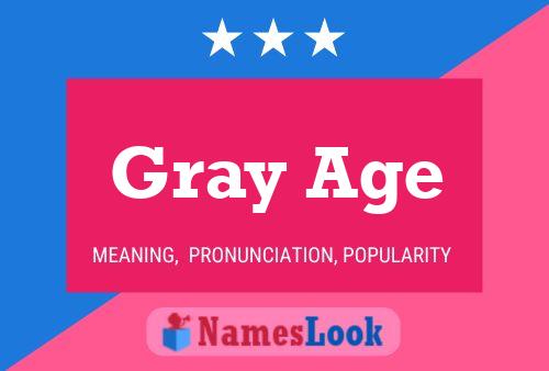 Pôster do nome Gray Age