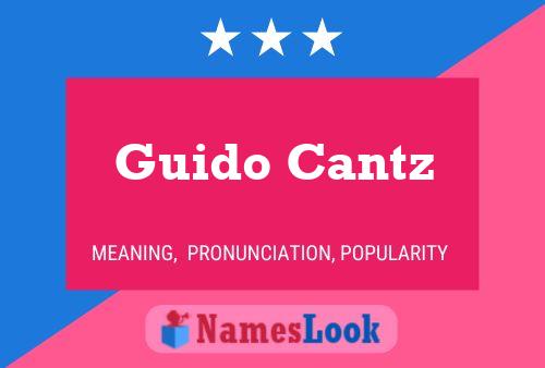 Pôster do nome Guido Cantz