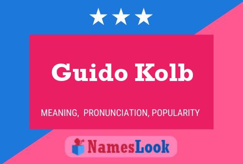 Pôster do nome Guido Kolb