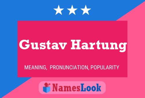 Pôster do nome Gustav Hartung