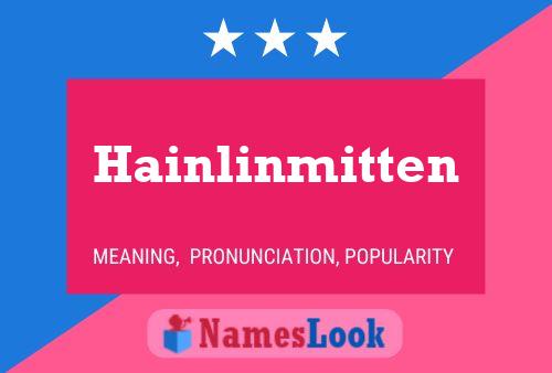 Pôster do nome Hainlinmitten