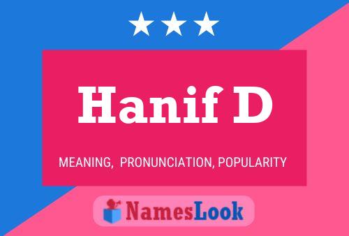 Pôster do nome Hanif D