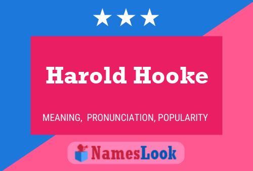 Pôster do nome Harold Hooke