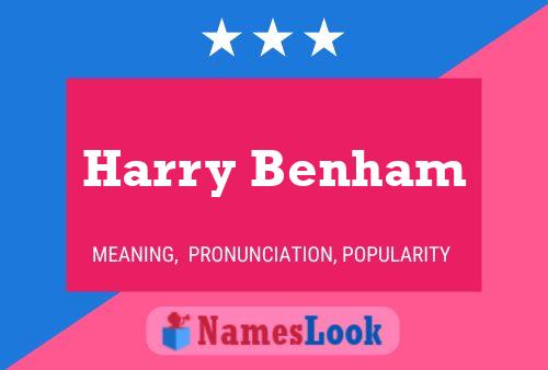 Pôster do nome Harry Benham