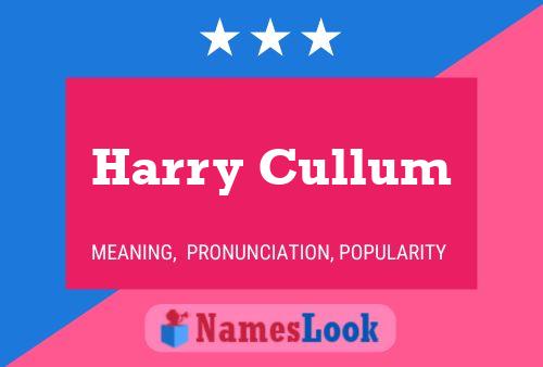 Pôster do nome Harry Cullum